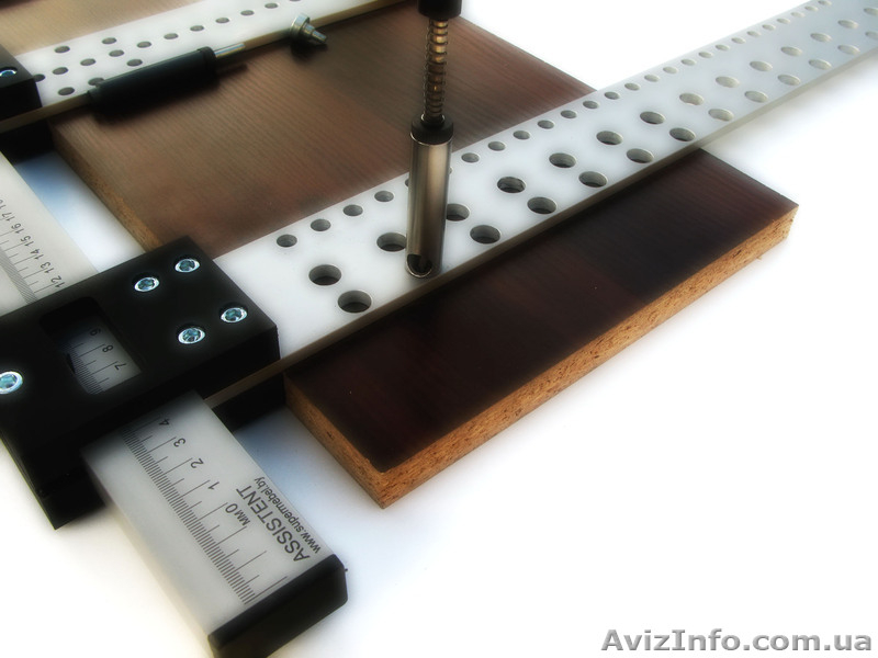 Мебельный шаблон-кондуктор Assistent для точной разметки и сверления отверстий - <ro>Изображение</ro><ru>Изображение</ru> #1, <ru>Объявление</ru> #679863