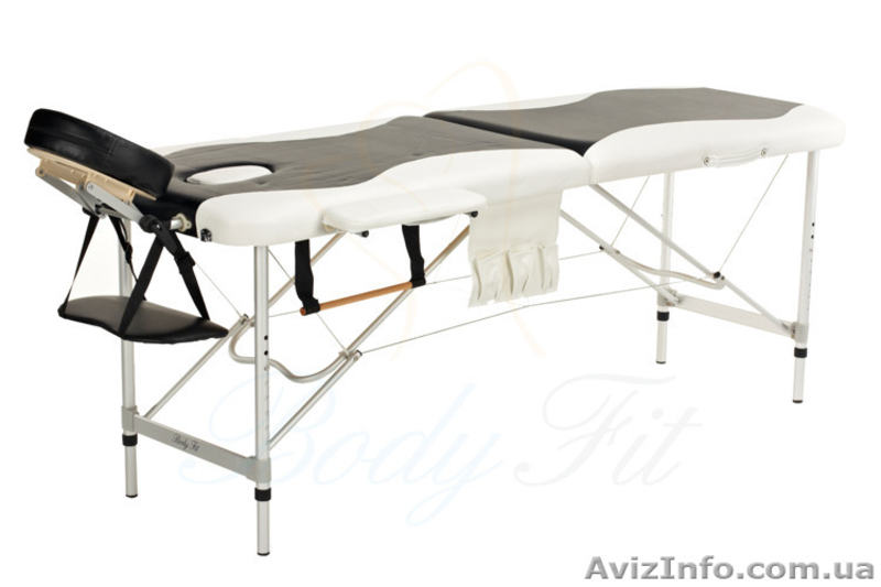 Стол массажный АЛЮМИНИЕВЫЙ 2 сегментный двухцветный - <ro>Изображение</ro><ru>Изображение</ru> #2, <ru>Объявление</ru> #867776