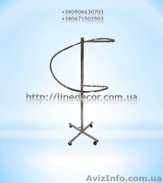 Продам торговельне обладнання  а саме, металеві стійки для одягу та аксесуарів - <ro>Изображение</ro><ru>Изображение</ru> #2, <ru>Объявление</ru> #919771