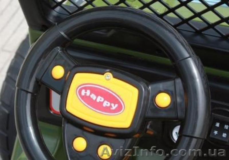 Детский электромобиль 618R  2-х местный внедорожник  на пульте управле - <ro>Изображение</ro><ru>Изображение</ru> #3, <ru>Объявление</ru> #985481