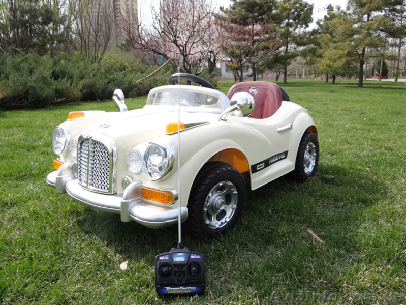 Хит продаж ! Детский электромобиль Mercedes Benz 128 Retro. Бежевый - <ro>Изображение</ro><ru>Изображение</ru> #1, <ru>Объявление</ru> #1004742