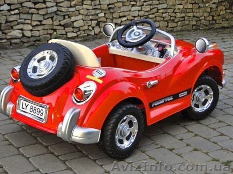 Cупер ! Детский электромобиль Mercedes Benz 128 Retro. Красный - <ro>Изображение</ro><ru>Изображение</ru> #4, <ru>Объявление</ru> #1004743