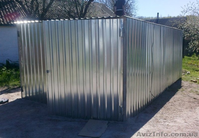 металевий гараж швидкозбірний з металу - <ro>Изображение</ro><ru>Изображение</ru> #4, <ru>Объявление</ru> #1029978