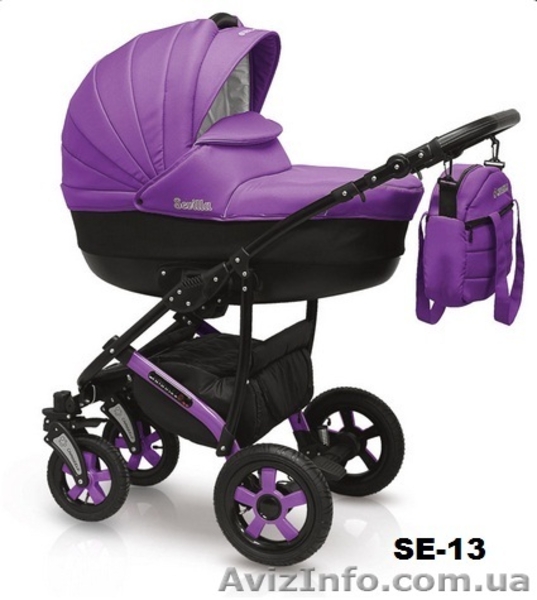 Универсальная коляска 2 в 1 Camarelo Sevilla - <ro>Изображение</ro><ru>Изображение</ru> #3, <ru>Объявление</ru> #1193448