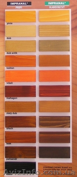 Стойкий лазурный лак для дерева на водной основе IMPRANAL PROFI, чешский - <ro>Изображение</ro><ru>Изображение</ru> #1, <ru>Объявление</ru> #757497