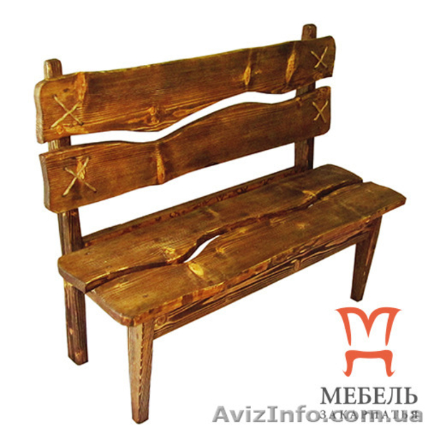 Мебель для комнаты отдыха бани, Скамейка под старину - <ro>Изображение</ro><ru>Изображение</ru> #1, <ru>Объявление</ru> #1222692