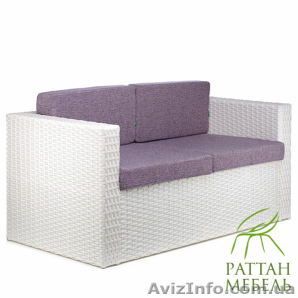 Плетеный диван из искусственного ротанга Франк  - <ro>Изображение</ro><ru>Изображение</ru> #1, <ru>Объявление</ru> #1278909