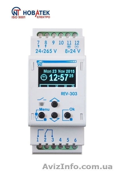 Новинка. Cуточно-недельний таймер REV-303 - <ro>Изображение</ro><ru>Изображение</ru> #1, <ru>Объявление</ru> #1347882