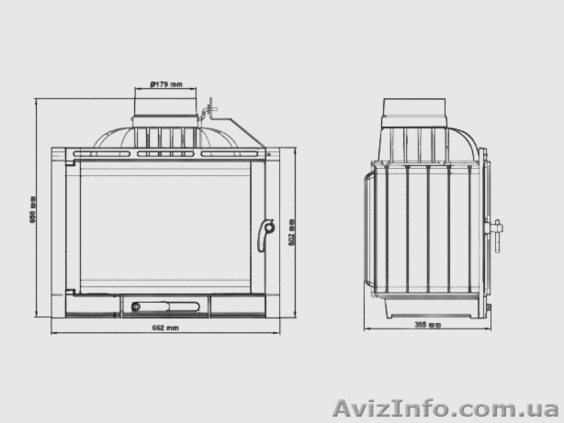 Камін, каминная топка Nordflam Corno, 14кВт+БЕСПЛАТНАЯ ДОСТАВКА ПО УКР - <ro>Изображение</ro><ru>Изображение</ru> #2, <ru>Объявление</ru> #1379001