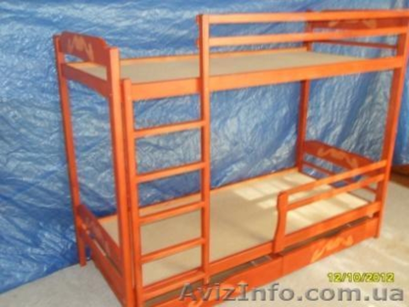 Двухярусна кровать-ціна з ящиками  - <ro>Изображение</ro><ru>Изображение</ru> #4, <ru>Объявление</ru> #1281161