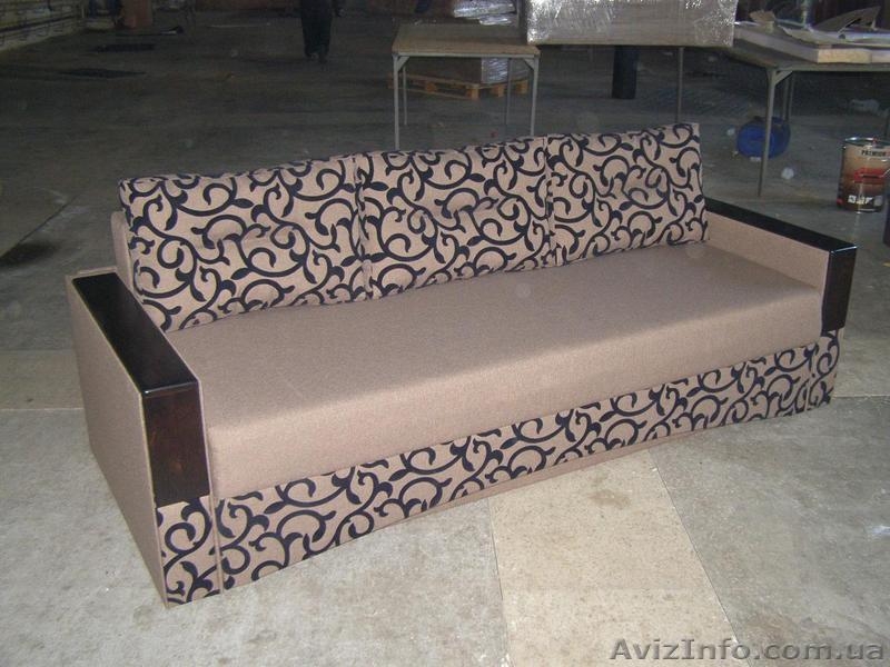 Сучасний диван єврокнижка з дерев"яними накладками. - <ro>Изображение</ro><ru>Изображение</ru> #2, <ru>Объявление</ru> #1457350