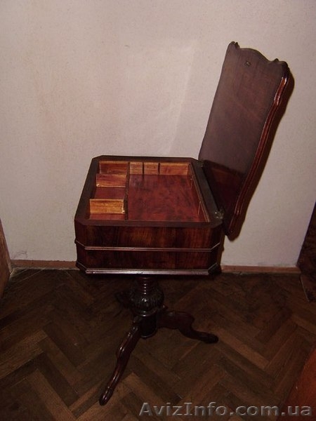 Продам тумбочку для швейных принадлежностей  cо стулом  антикварную - <ro>Изображение</ro><ru>Изображение</ru> #5, <ru>Объявление</ru> #1448851