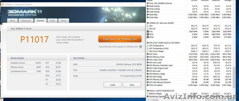 Dell Alienware m18xR2 Мощный игровой ноутбук. - <ro>Изображение</ro><ru>Изображение</ru> #3, <ru>Объявление</ru> #1513404