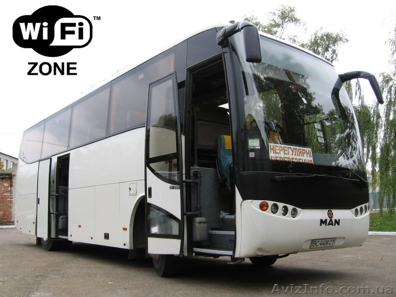 Клікни тут! Пасажирські перевезення МАН 38 місць. Львів. - <ro>Изображение</ro><ru>Изображение</ru> #1, <ru>Объявление</ru> #768356