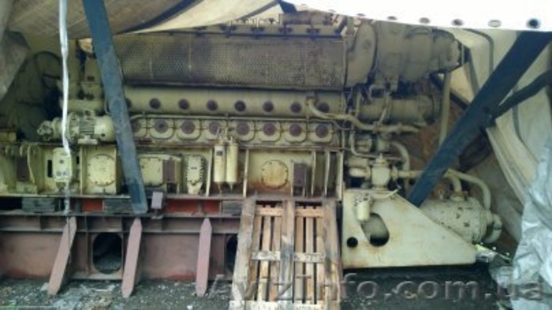 Продам Корабельный двигатель 6Д40, 735 кВт, генераторы "S 450 L6" - <ro>Изображение</ro><ru>Изображение</ru> #1, <ru>Объявление</ru> #1544087