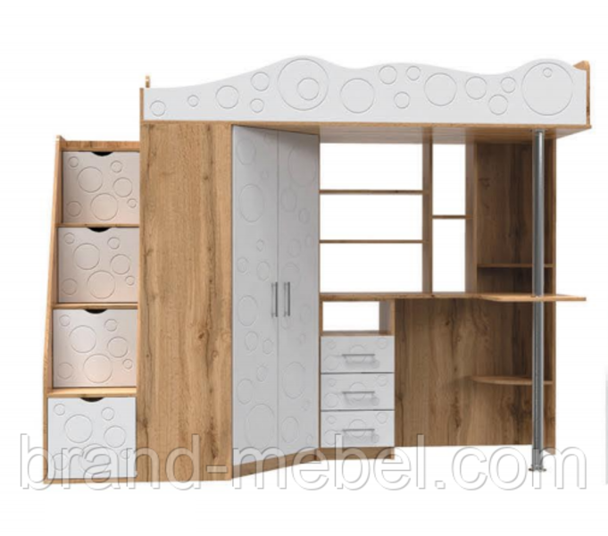 Ліжко горище ДМ 37 МДФ серії Binky - <ro>Изображение</ro><ru>Изображение</ru> #4, <ru>Объявление</ru> #1451135