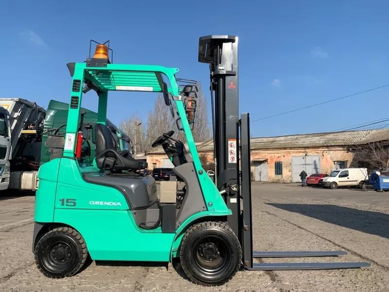 Автонавантажувач вилковий Mitsubishi, на спарці пневмо, з щоглою триплекс 5.5 м. - <ro>Изображение</ro><ru>Изображение</ru> #6, <ru>Объявление</ru> #1747152